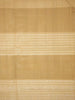 Beige Tussar Silk Saree with Designed Stripe Pattern on the Body and with Floral Border - Diadem