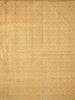 Beige Tussar Silk Saree with Designed Stripe Pattern on the Body and with Floral Border - Diadem