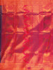 Blue Art Silk Saree with Leaf and Floral Motifs on the Body with Contrast Designed Border - Diadem
