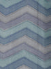 Blue Semi Tussar Silk Saree with Chevron Design on the Body with Lace Border - Diadem