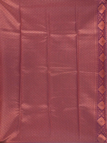 Cream Art Silk Saree with Illusion Design on the Body with Contrast Zari Border - Diadem