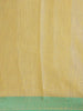Pista Green Semi Banarasi Saree with Floral Designs on the body and Thread Border - Diadem
