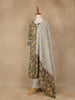 Green Floral Design Printed Cotton Salwar Suit - Diadem