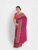 Purple Kanchi Cotton Saree with Thread Butta on the body and Zari Border - Diadem