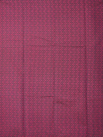 Dark Green Silk Cotton Saree with Floral Design and without Border - Diadem