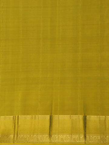 Blue Floral Woven Pure Kanchipuram Silk Saree - Diadem