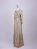 Light Grey Long Kurti Top Adorned with Sequins and Flower Design prints without Dupatta - Diadem