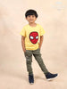 Yellow Cotton Spider-Man T-Shirt - Diadem