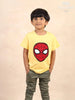 Yellow Cotton Spider-Man T-Shirt - Diadem