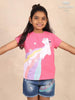 Pink Fancy Cotton Unicorn T Shirt - Diadem