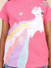 Pink Fancy Cotton Unicorn T Shirt - Diadem
