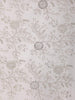 White Satin Bridal Saree with Beads and Floral Design and Design Border - Diadem