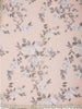 Cream Organza Saree with Floral Prints on the Body and Embroidered Border Paired with Designer Blouse - Diadem