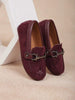 Wine Casual Loafers for Boys - Diadem
