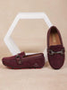 Wine Casual Loafers for Boys - Diadem