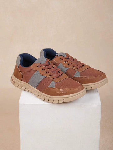 Tan Casual Shoes for Boys - Diadem