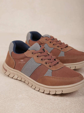 Tan Casual Shoes for Boys - Diadem