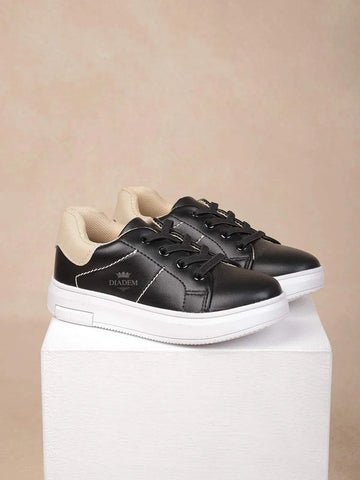 Black Casual Sneakers for Boys - Diadem