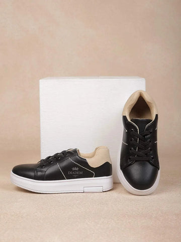 Black Casual Sneakers for Boys - Diadem