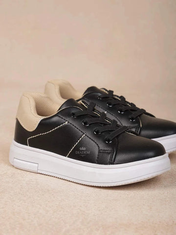 Black Casual Sneakers for Boys - Diadem