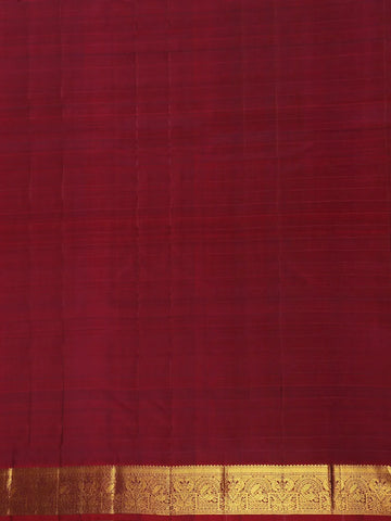 Sky Blue Peacock Woven Pure Kanchipuram Silk Saree - Diadem