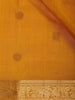 Yellow buttas Motif Pure Kanchipuram Silk Saree - Diadem