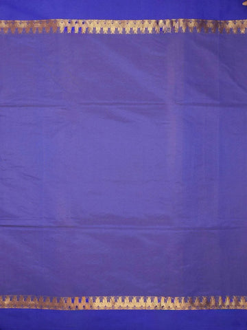 Sandal Silk Cotton Saree with Rose Motif on the Body with with Contrast Border - Diadem