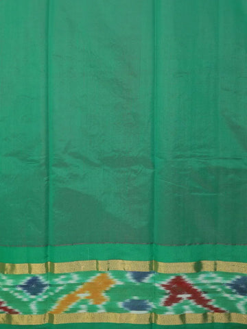 Orange Silk Cotton Saree with Floral Motif Design on the Body and Contrast Border - Diadem