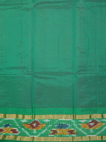 Pink Silk Cotton Saree with Leaf Motif on the Body with Designed Contrast Border - Diadem