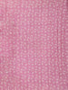 Rose Pink Semi Tussar Silk Saree with Floral and Leaf Design on the Body with Lace Border - Diadem