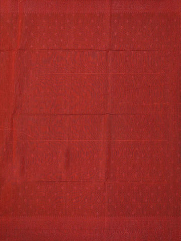 Dark Green Silk Cotton Saree with Leaf Motifs Design on the Body with Designed Border - Diadem