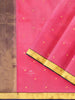 Pink Silk Saree with Zari Butta on the body and Contrast Zari Border - Diadem