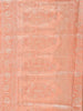 Peach Banarasi Saree with Flower Motif on the Body with Zari Border - Diadem