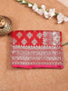 Red Banarasi Silk Saree with Paisley Design on the Body with Zari Border - Diadem