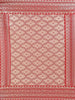 Red Banarasi Silk Saree with Paisley Design on the Body with Zari Border - Diadem