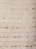 White Organza Bridal Saree with Sequins and Stripes Design on the Body with Design Border - Diadem