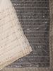 White Organza Bridal Saree with Sequins and Stripes Design on the Body with Design Border - Diadem