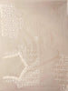White Organza Bridal Saree with Sequins and Stripes Design on the Body with Design Border - Diadem