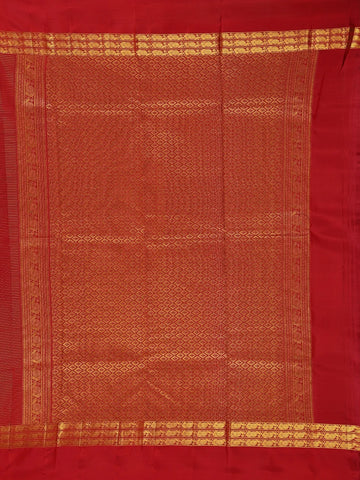 Maroon Checkered Woven Pure Kanchipuram Silk Saree - Diadem