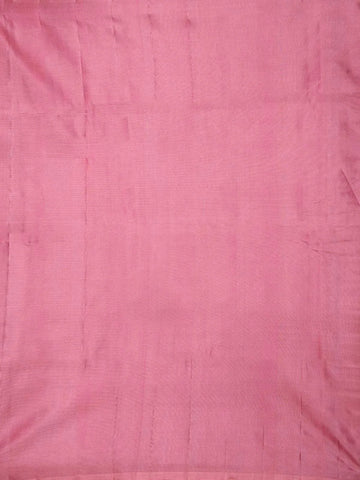 Dark Blue Soft Silk Saree with Flower Plant Design on the Body and without Border - Diadem