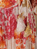 Ivory Net Lehenga Embellished with Floral Prints and Sequins paired with Dupatta - Diadem