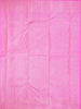 Pink Pure Kanchipuram Silk Saree With Floral Patterns On the Body, With Designed Border - Diadem