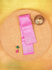Pink Pure Kanchipuram Silk Saree With Floral Patterns On the Body, With Designed Border - Diadem