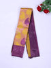 Peach Arani Silk Saree with Zari Butta on the body and Contrast Zari Border - Diadem