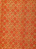 Orange Art Silk Saree with Checks and Paisley Design on the Body with Matching Border - Diadem