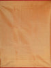 Orange Art Silk Saree with Checks and Paisley Design on the Body with Matching Border - Diadem