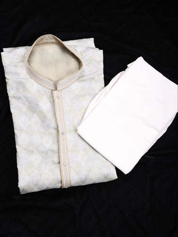 Light Green Kurta Set Adorned with Sequins work, with pant - Diadem