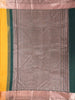 Yellow Pure Kanchipuram Bridal Silk Saree with Diamond Motif on the Body with Zari Border - Diadem