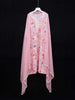Pink Straight Cut Salwar Suit for Girls Adorned with Beads and Floral Design With Dupatta - Diadem
