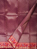 Violet Art Silk Saree with Small Floral Grid Design on the Body with Contrast Designed Border - Diadem